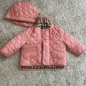 Authentic Burberry Coat w/ Hood